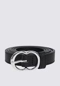 Black Double O-Ring Belt