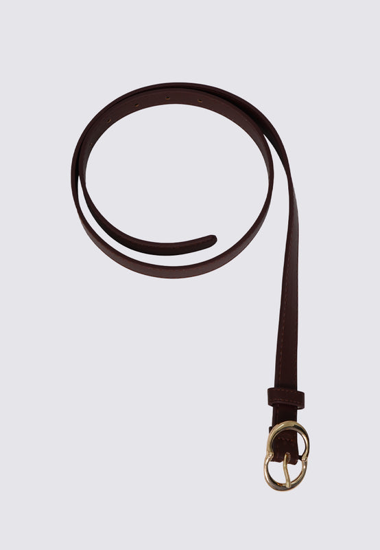 Dark Brown Double O-Ring Belt