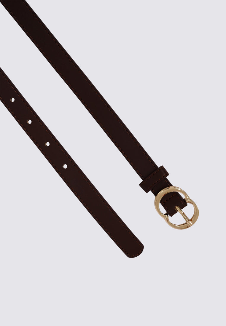 Dark Brown Double O-Ring Belt