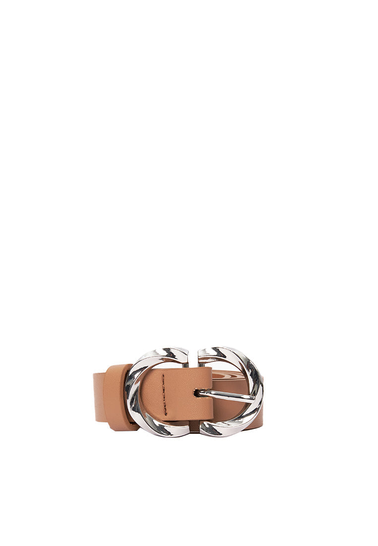 Brown D-Ring Belt