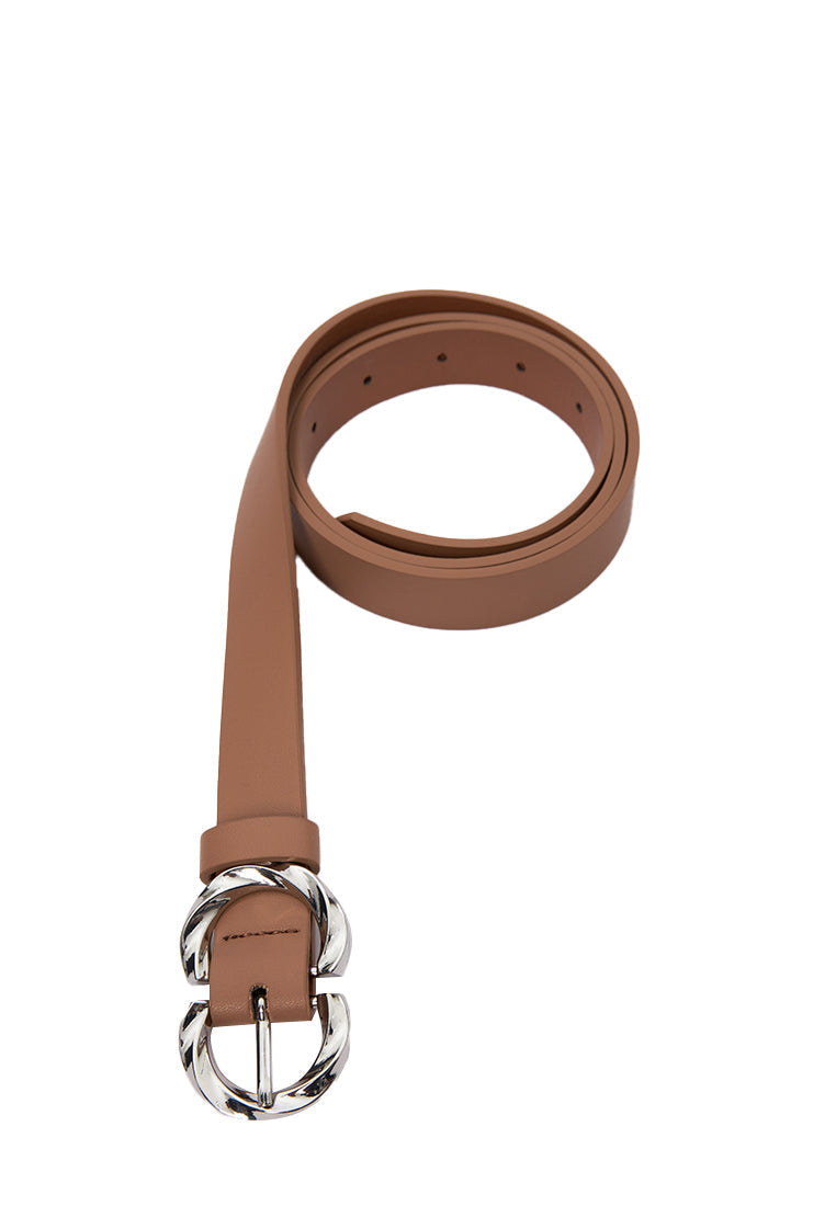 Brown D-Ring Belt