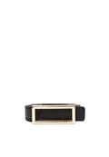 Black Square Buckle Belt