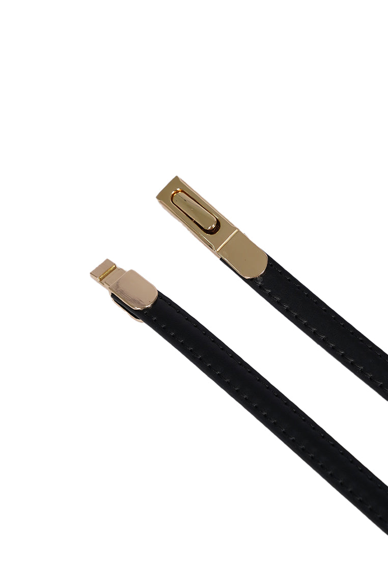 Black Leather Belt