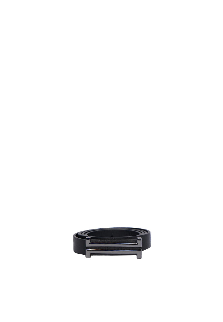 Men Leather Belt Black