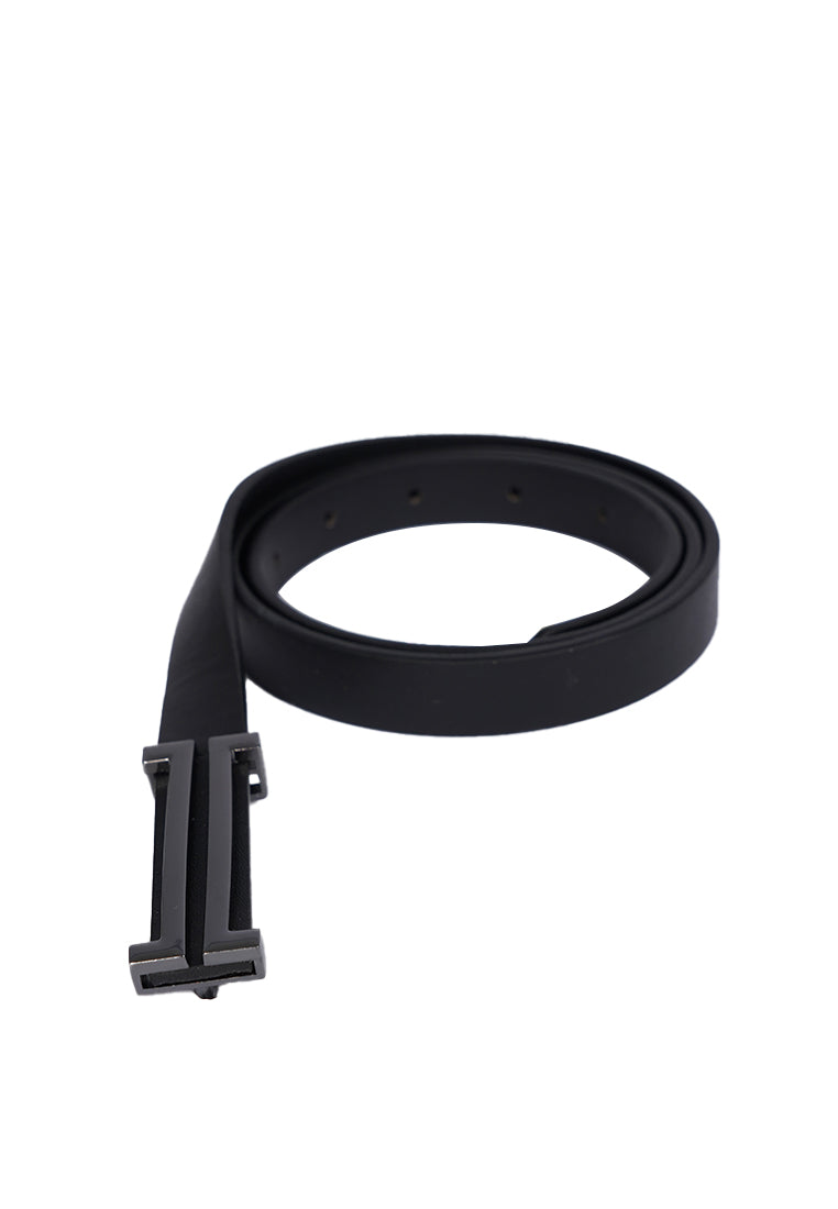 Men Leather Belt Black
