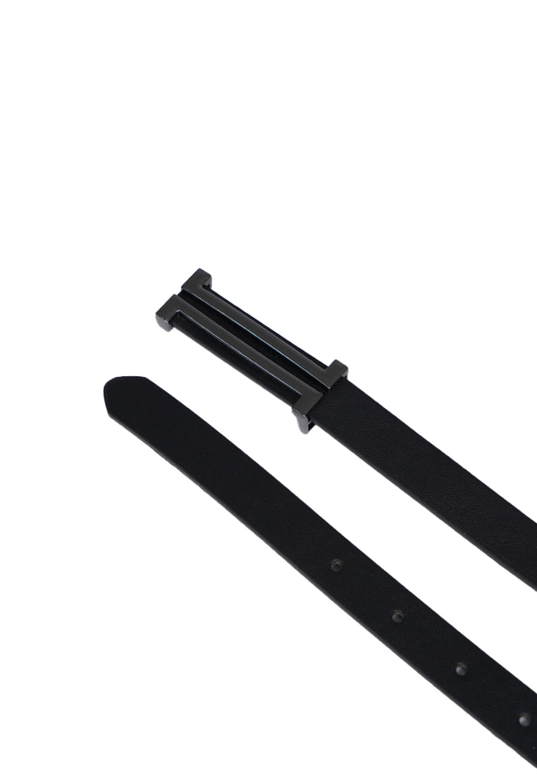 Men Leather Belt Black