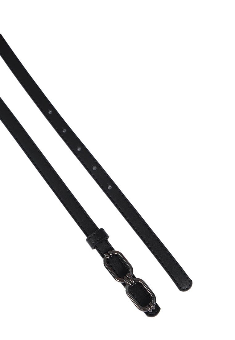 Black Double O-Ring Belt