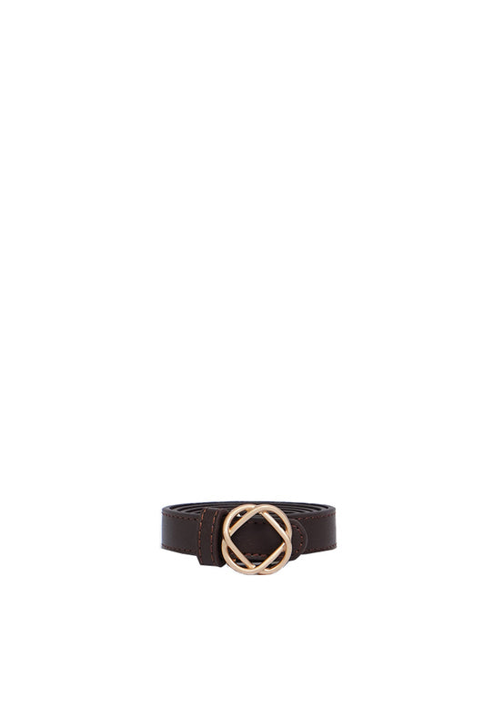 Dark Brown Twist Belt