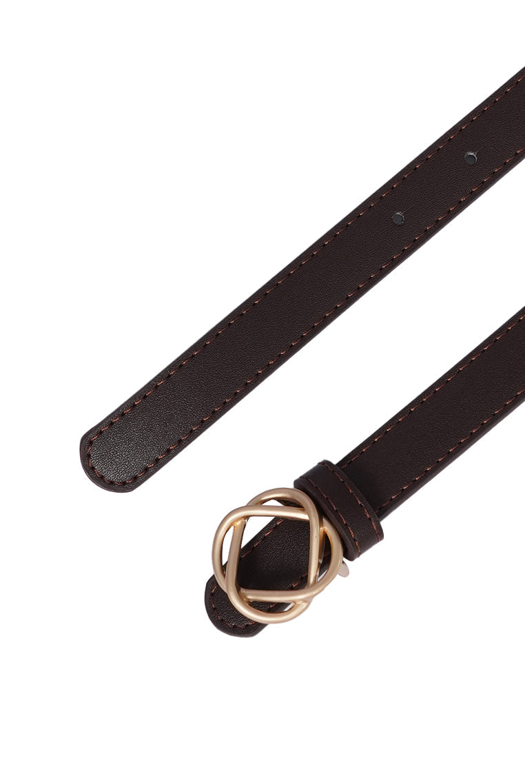 Dark Brown Twist Belt