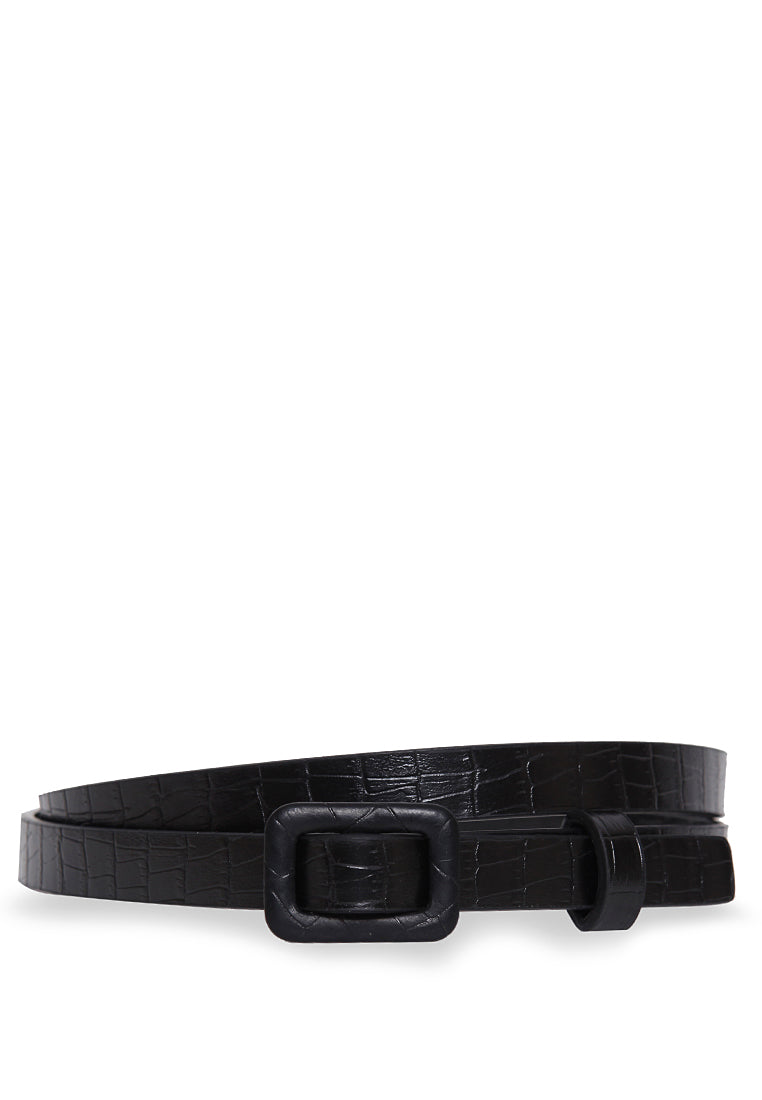 Black Buckle Belt