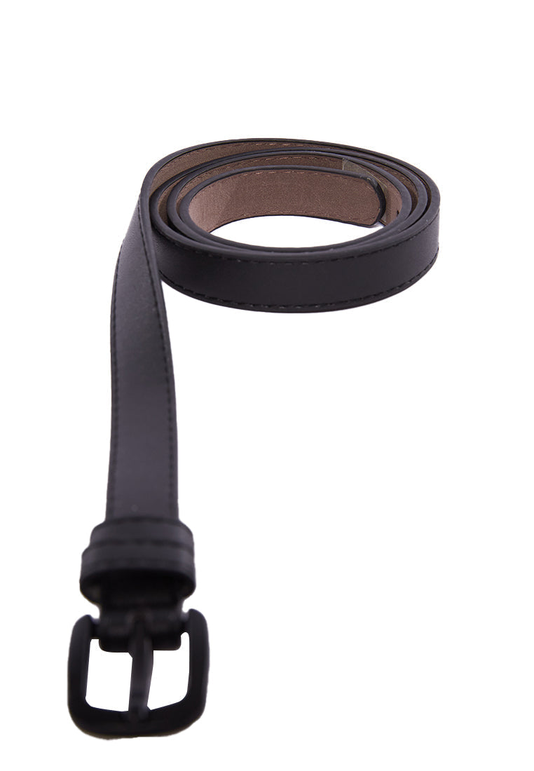 Black Square Buckle Belt