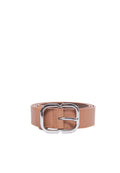 Brown Square Buckle Belt