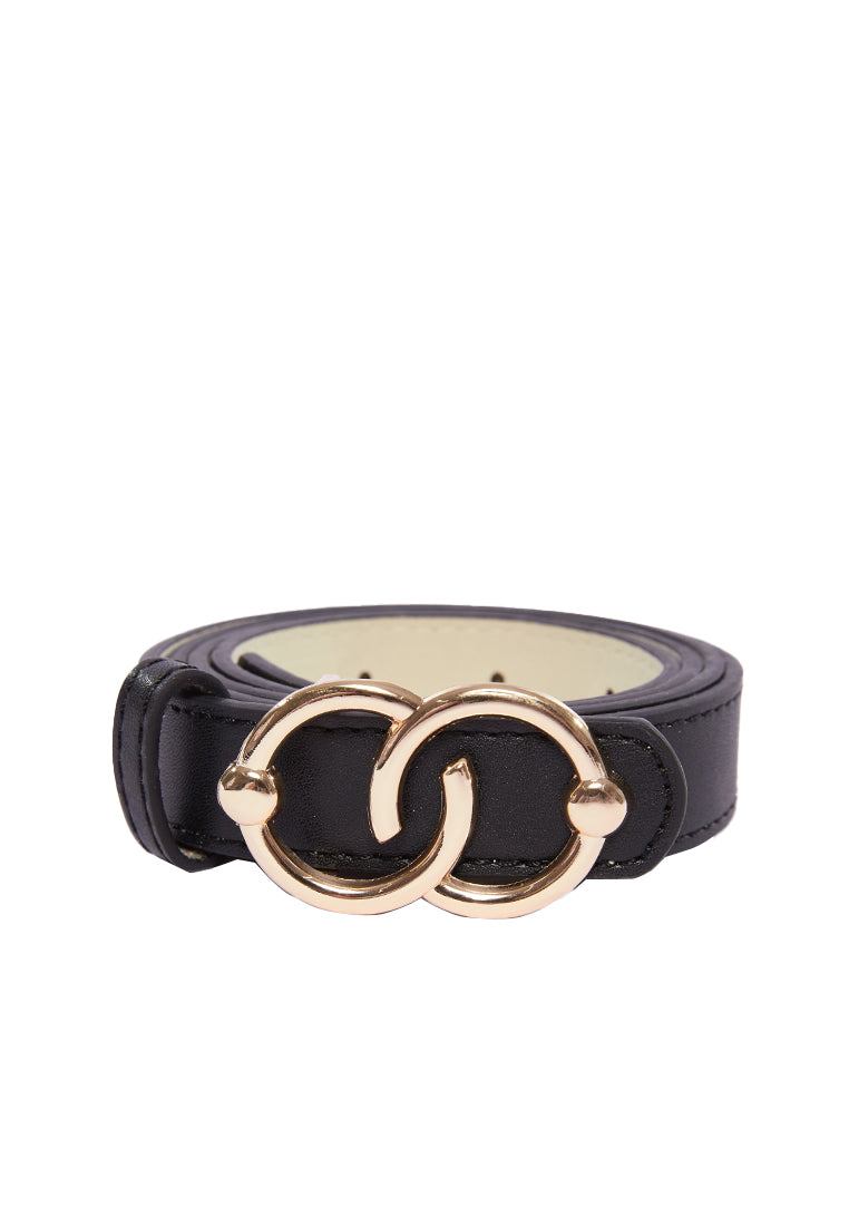 Black Double O-Ring Belt