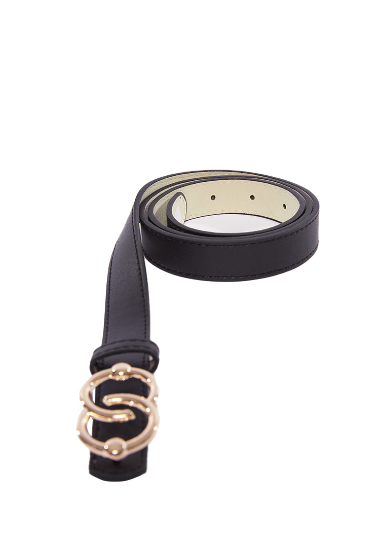 Black Double O-Ring Belt
