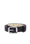 Black Square Buckle Belt