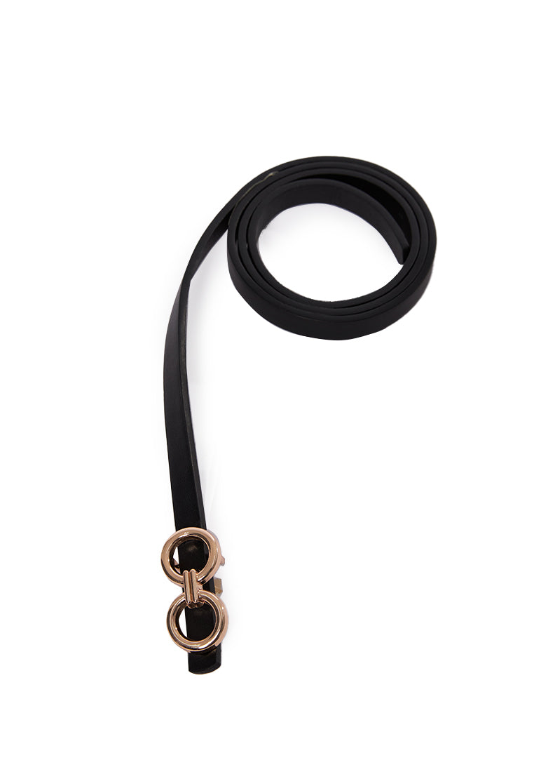Black Double O-Ring Belt