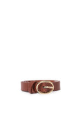 Brown O-Ring Ladies Belt