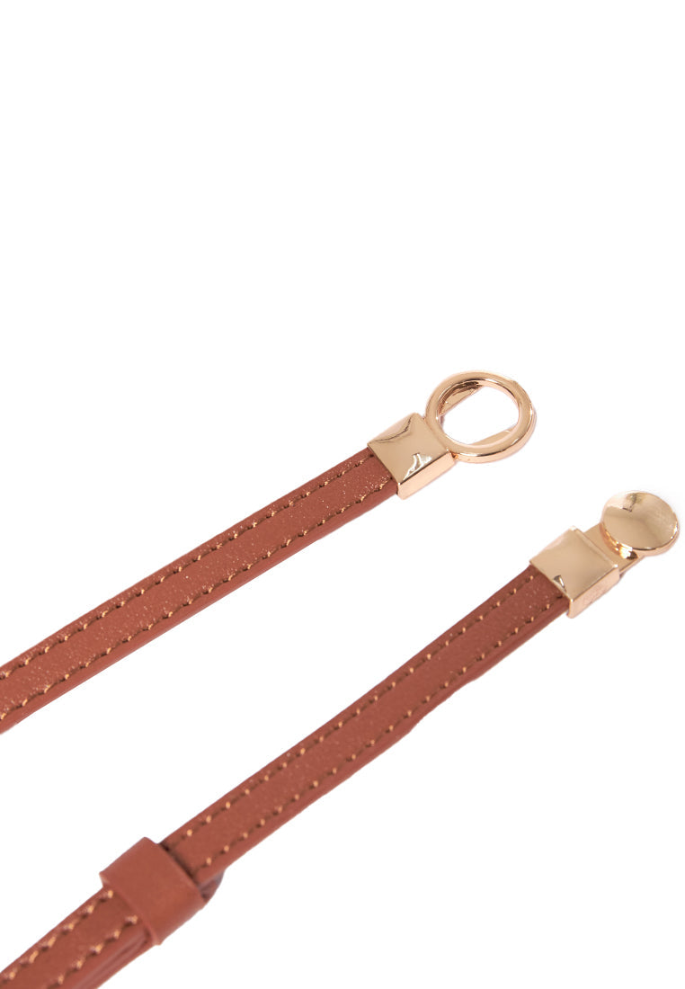 Brown O-Ring Belt
