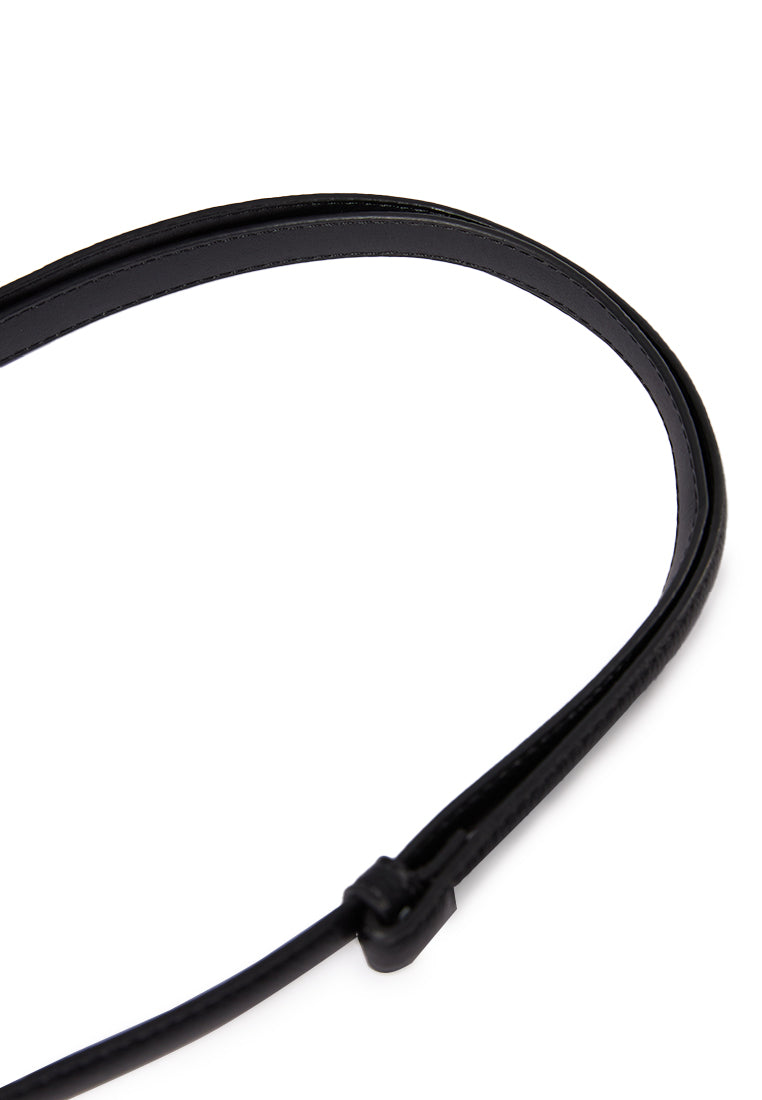 Black Double O-Ring Belt