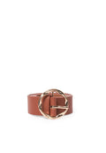Ladies Brown O-Ring Belt