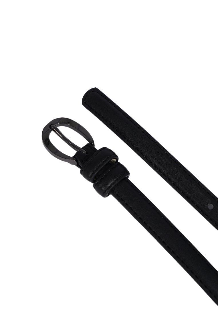 Men Leather Belt with Buckle