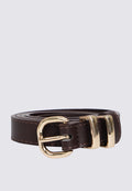 Dark Brown D-Ring Belt