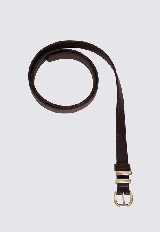 Dark Brown D-Ring Belt