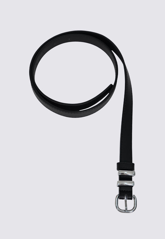 Black D-Ring Belt