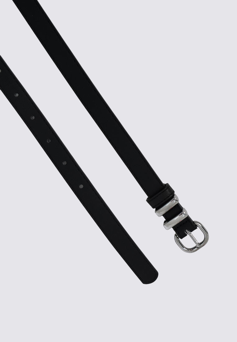 Black D-Ring Belt