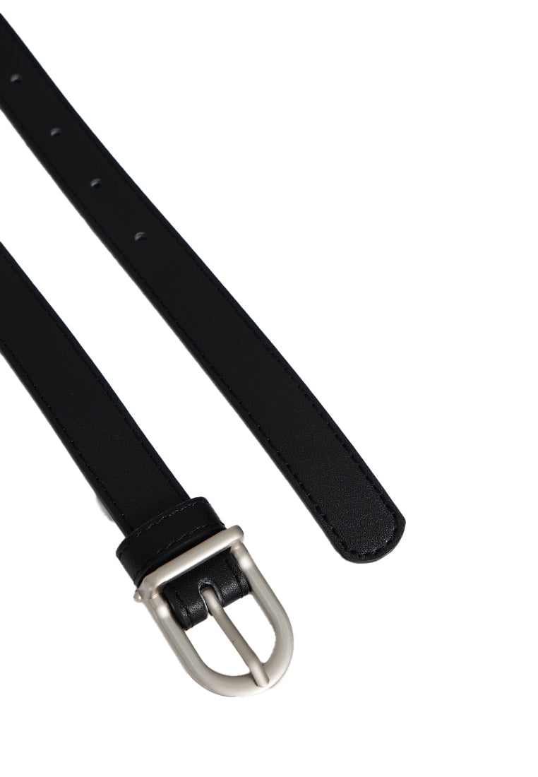 Black D-Ring Belt