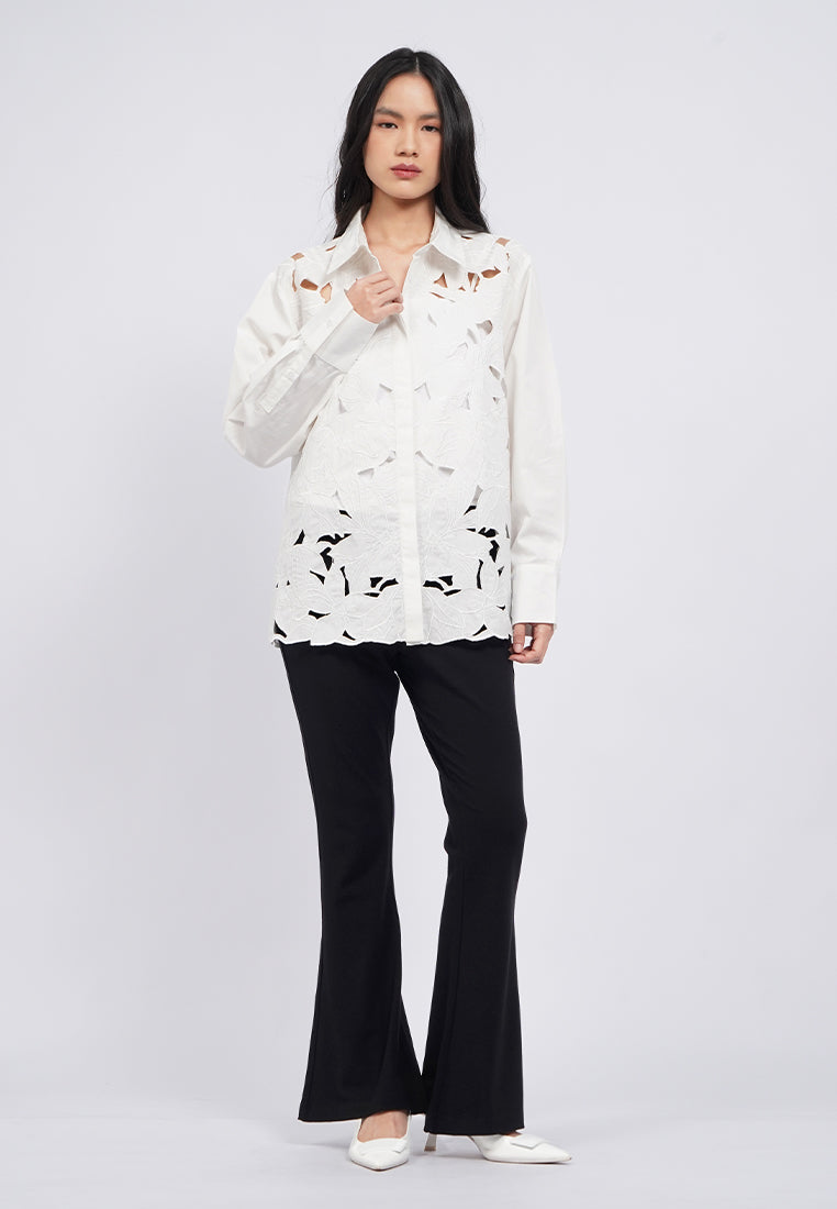 Long Sleeve Lace Shirt