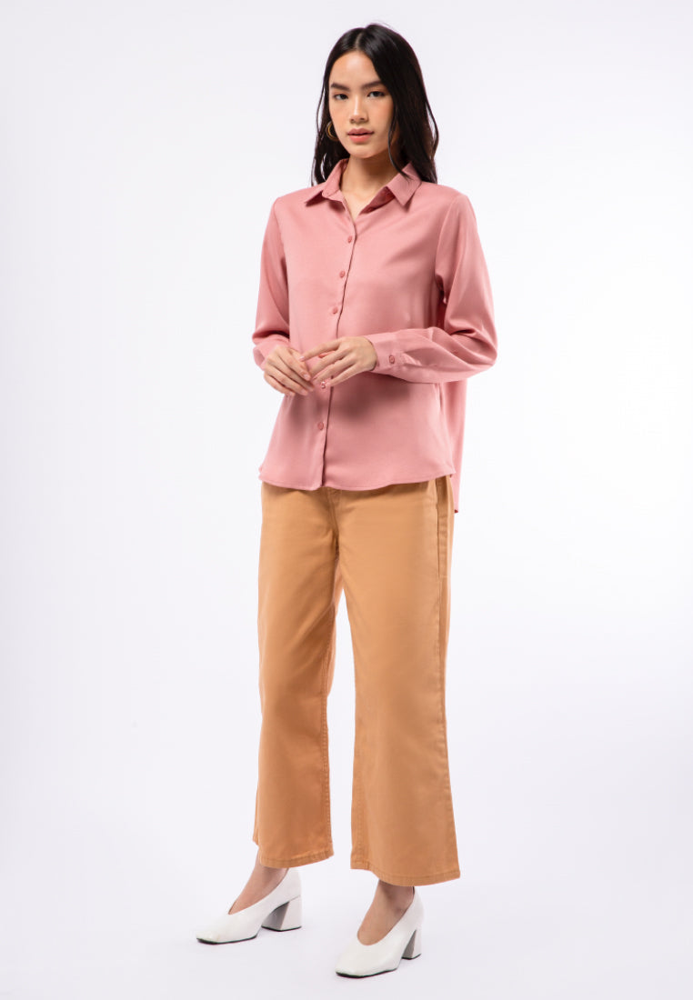 Regular Fit Long Sleeve Blouse