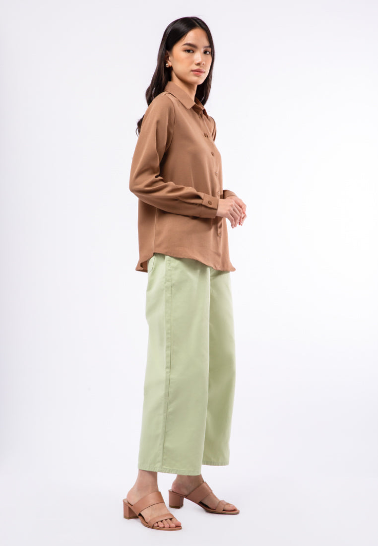Regular Fit Long Sleeve Blouse