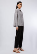 Long Sleeve Stripe Blouse