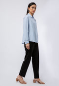 Long Sleeve Stripe Blouse