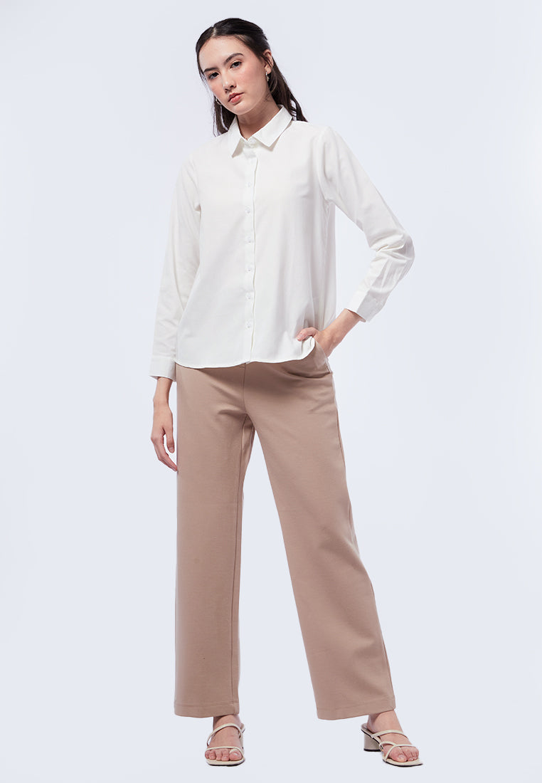 Basic Oxford Long Sleeve Shirt