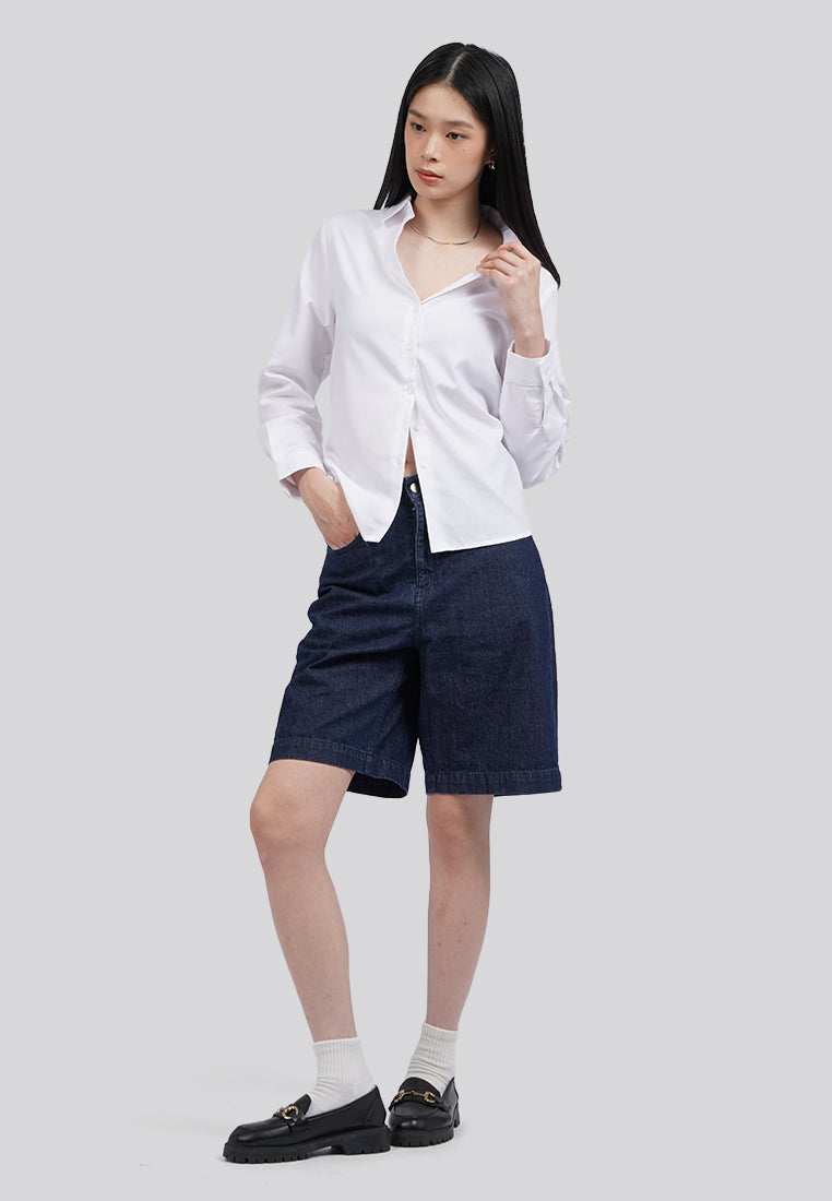 Regular Fit Long Sleeve Basic Shirt