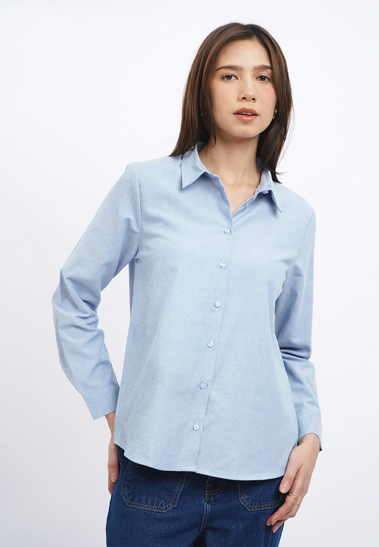 Slim Fit Long Sleeve Shirt Lt. Blue