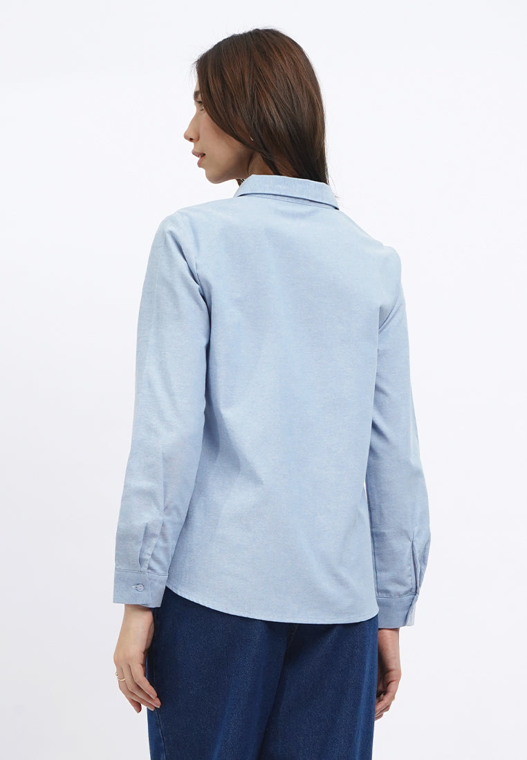Slim Fit Long Sleeve Shirt Lt. Blue