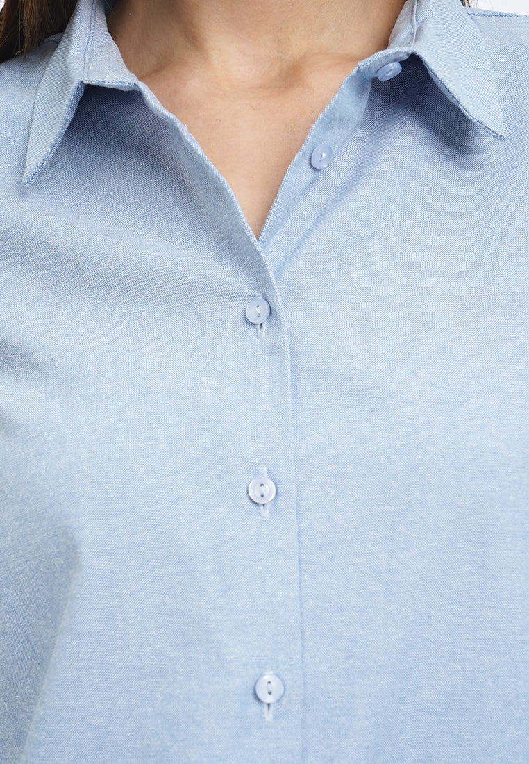 Slim Fit Long Sleeve Shirt Lt. Blue