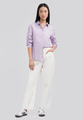Basic Easy Care Long Sleeve Shirt Lilac