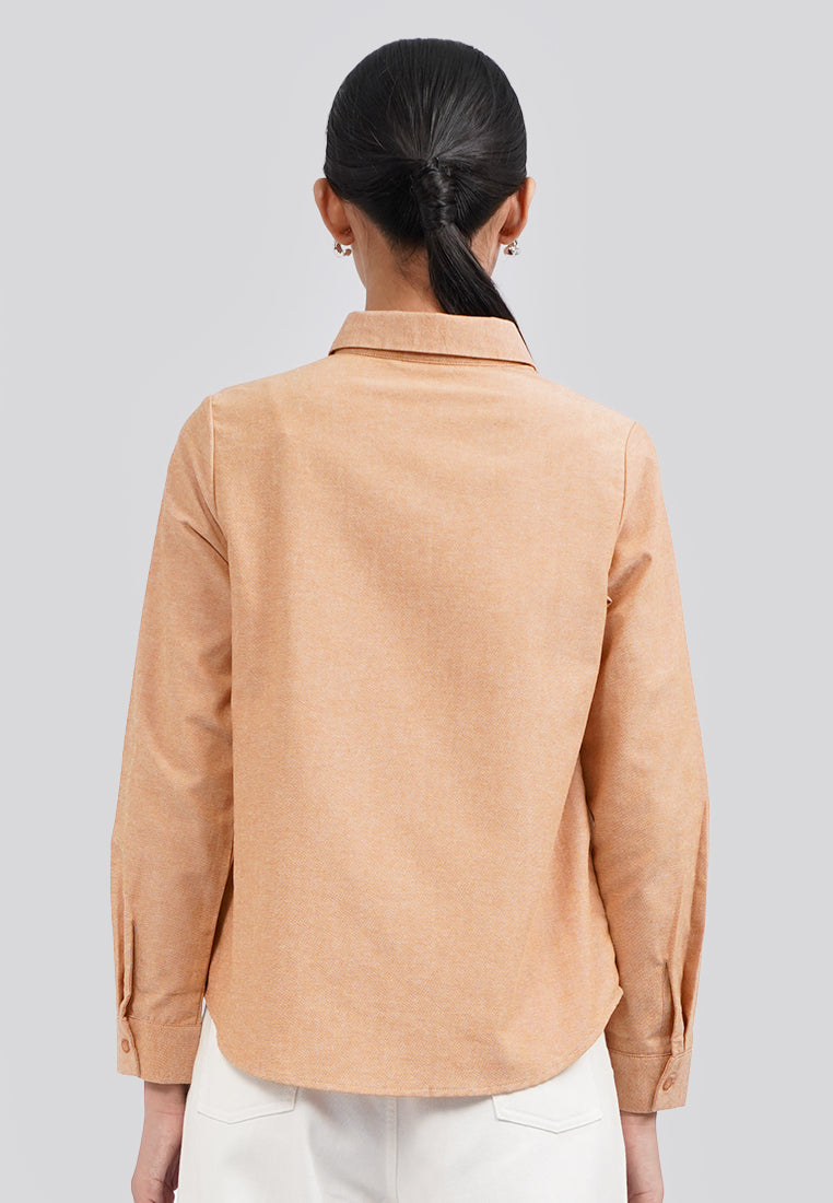 Basic Long Sleeve Blouse