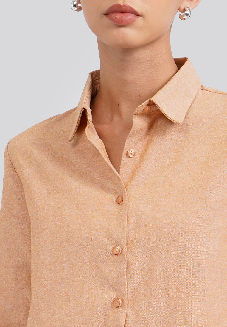 Basic Long Sleeve Blouse