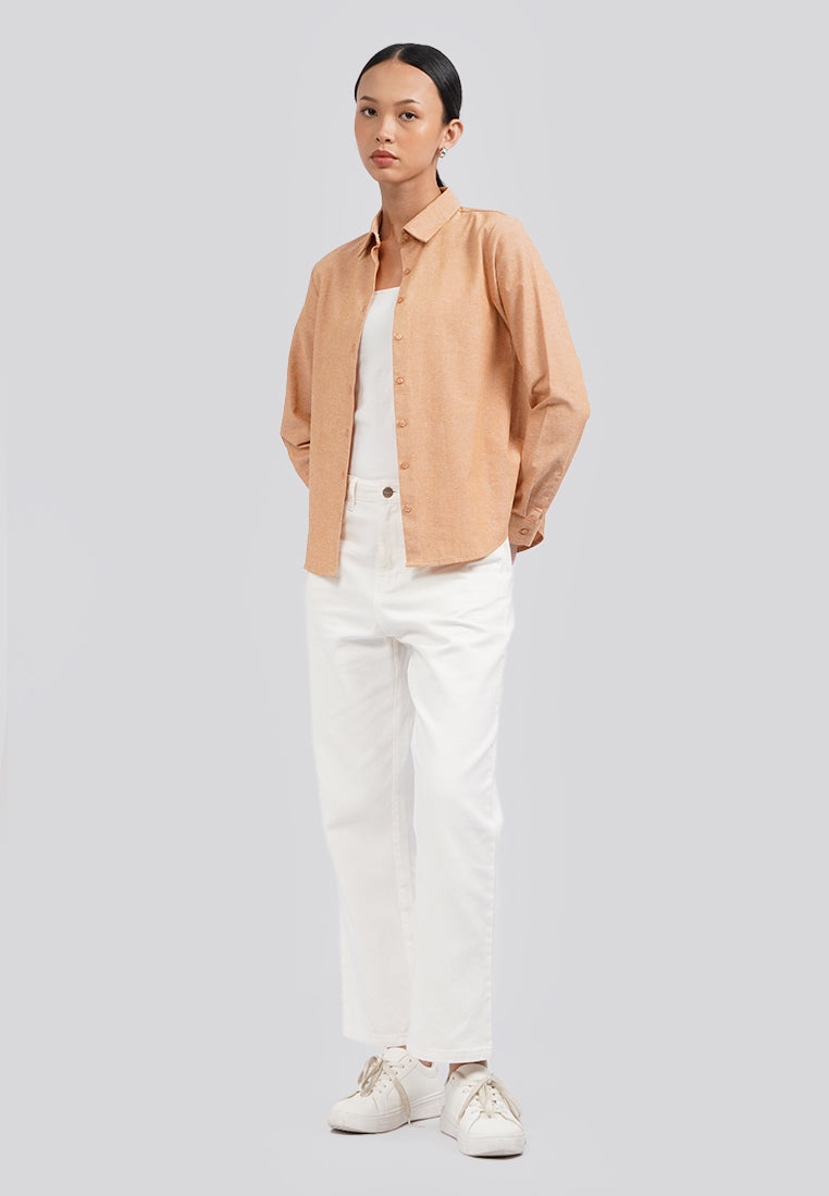 Basic Long Sleeve Blouse