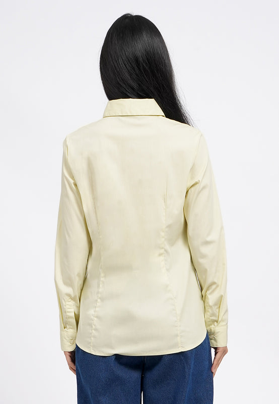 Basic Slim Fit Long Sleeve Shirt