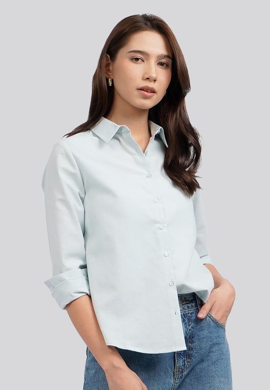 Basic Oxford Long Sleeve Shirt