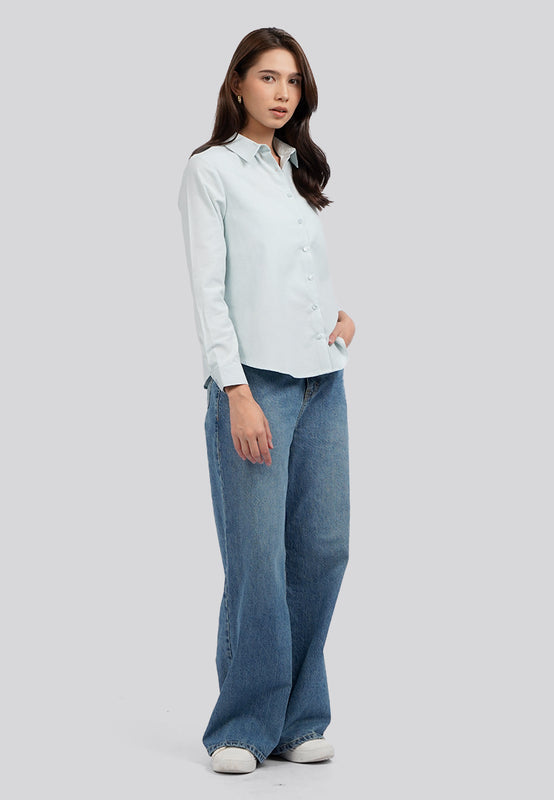 Basic Oxford Long Sleeve Shirt