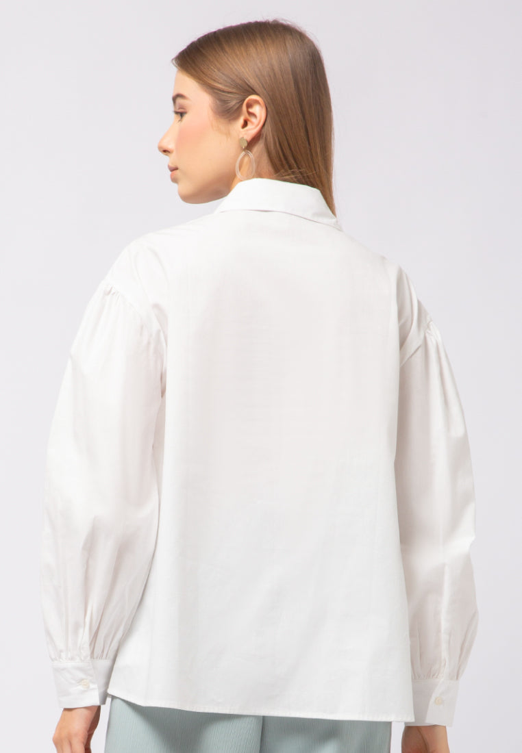 Bell Sleeve Oversized Blouse