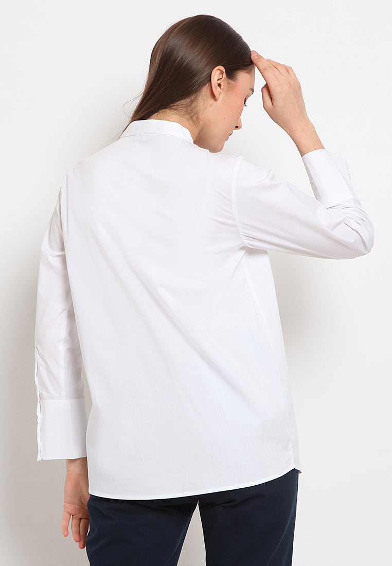 Front panel long sleeve shirt