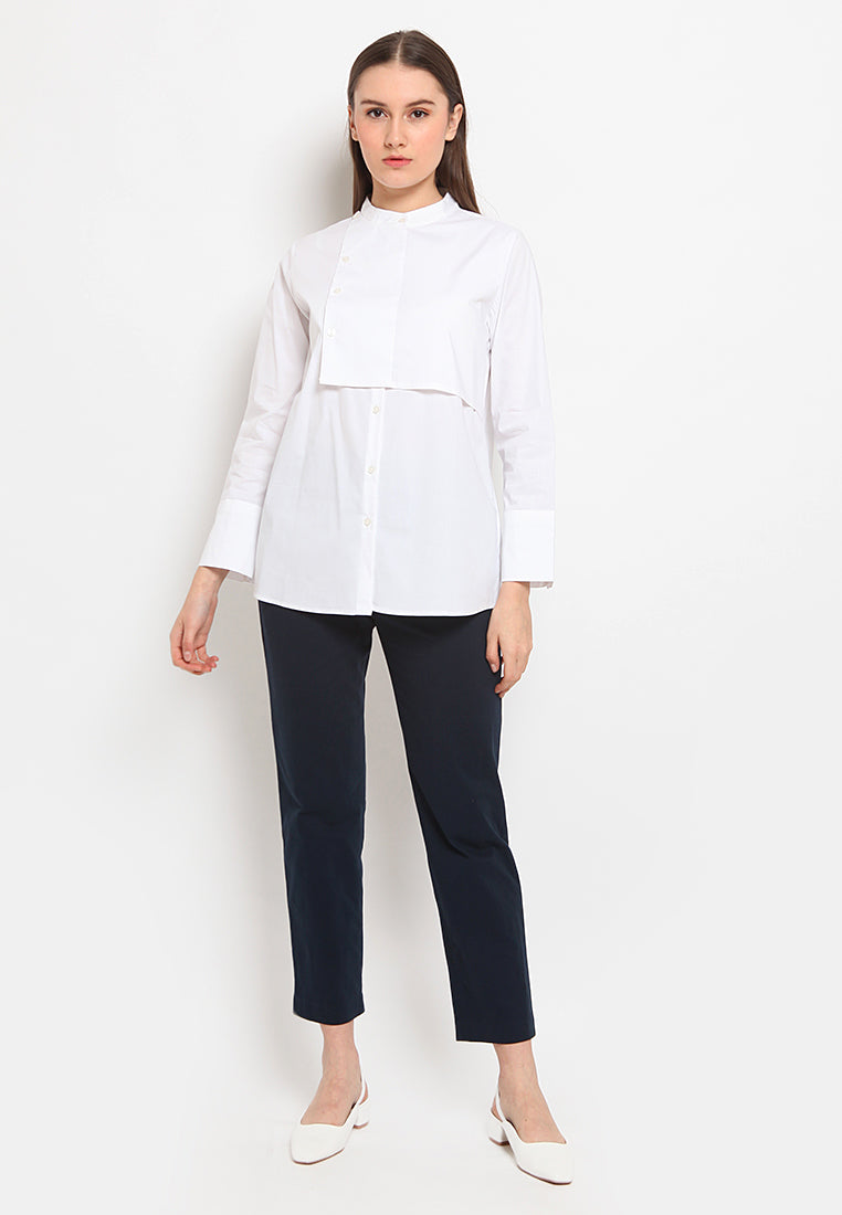 Front panel long sleeve shirt